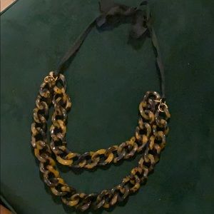 J. Crew Tortoise necklace